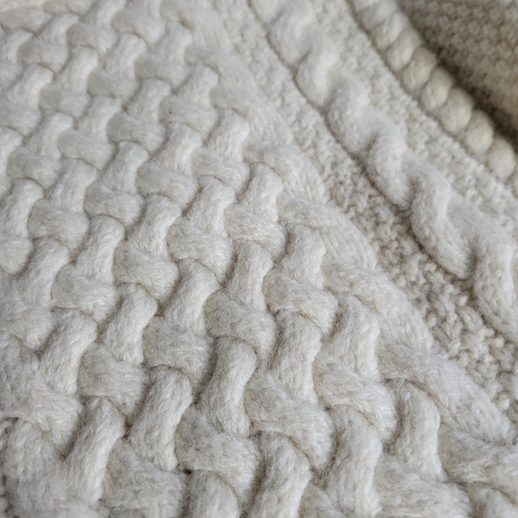 Vintage inis crafts cableknit sweater wool women's - Picture 6 of 9